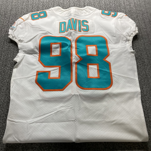 NFL - Dolphins Raekwon Davis Authentic Game Cut Jersey Size 46