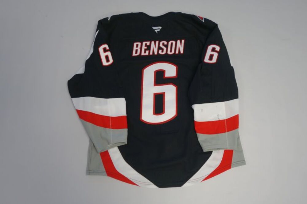 Zach Benson 2025-26 Buffalo Sabres Set 1 Alternate Jersey