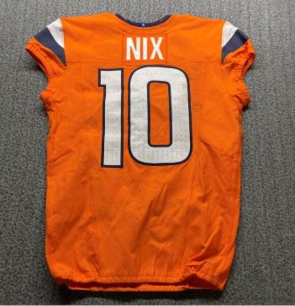 Crucial Catch - Broncos Bo Nix Game Worn Jersey (9/14/2025) Size 40 - 3 ...