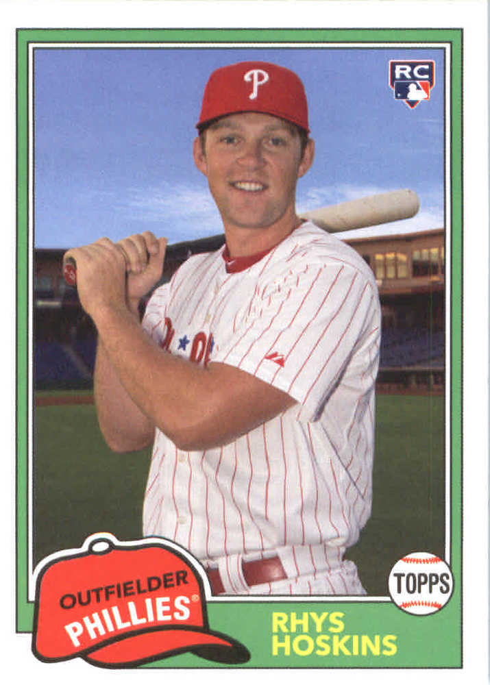 2018 Topps Archives #217 Rhys Hoskins Rookie Card