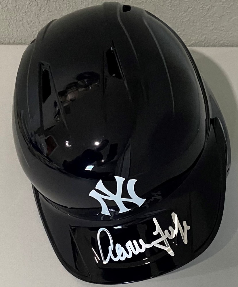 Aaron Judge Autographed Yankees Batting Helmet | MLB Auctions
