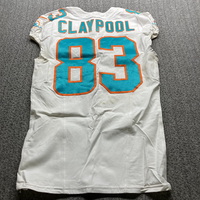 International Games - Dolphins Chase Claypool Game Worn Jersey (11/05/23...