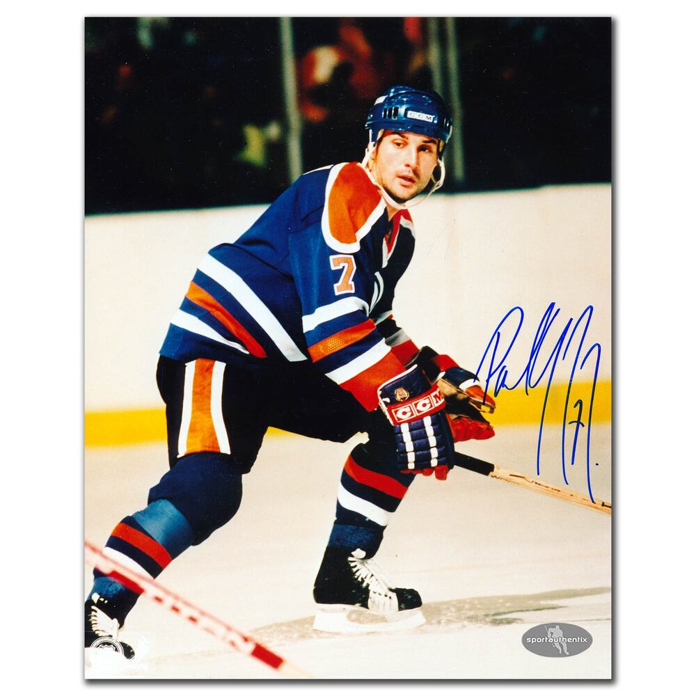 Paul Coffey Edmonton Oilers RUSH Autographed 8x10