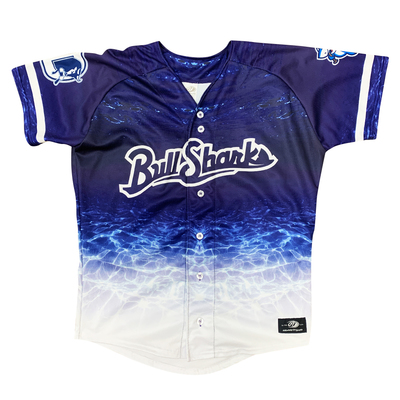 #48 Calvin Faucher Autographed and Game Worn Bull Sharks Jersey