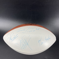 NFL - Super Bowl 34 Multi Sign Panel Ball Signed By Phil Collins, Christ...