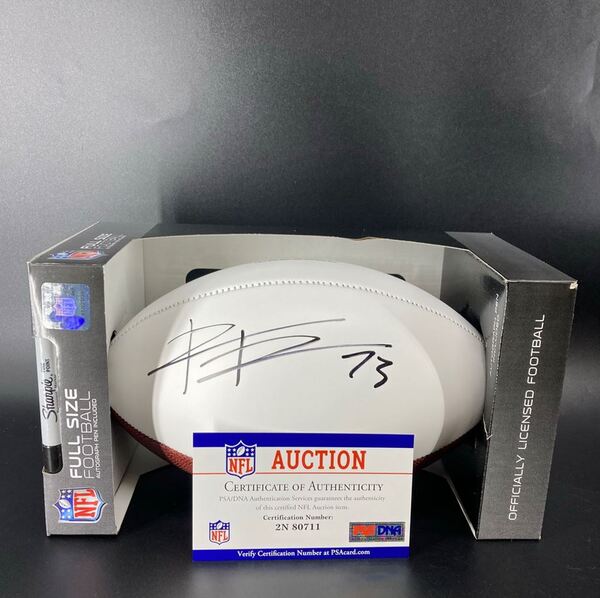 NFL - Bills Dion Dawkins Signed Panel Ball with Pro Bowl Logo