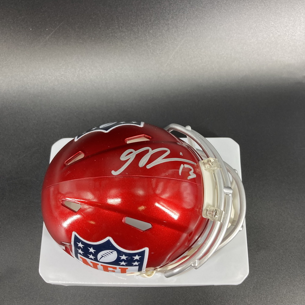 Bills Gabriel Davis signed NFL Flash MiniHelmet The official auction site of the National
