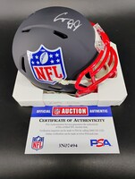 NFL - Eagles Cooper Dejean Signed Blue Shield Mini Helmet
