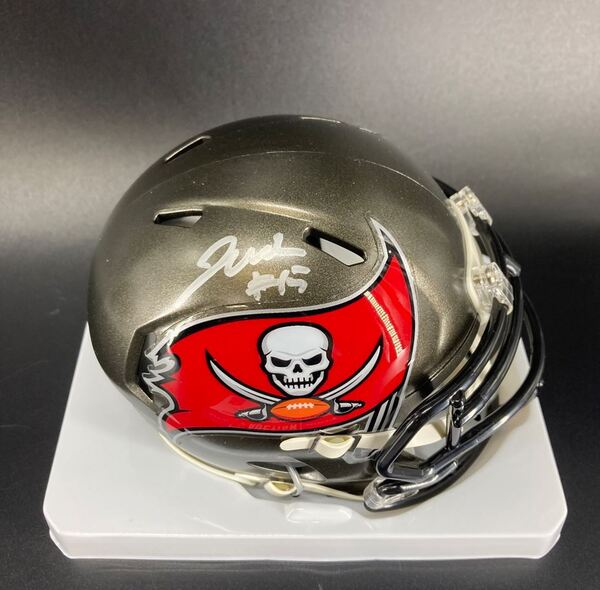 NFL - Buccaneers Jalen McMillan Signed Mini Helmet