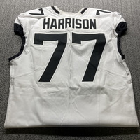 London Games - Jaguars Anton Harrison Game Used Jersey (10/13/24) Size 4...