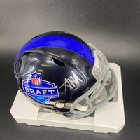 NFL - Colts Adonai Mitchell Signed NFL Draft Mini Helmet