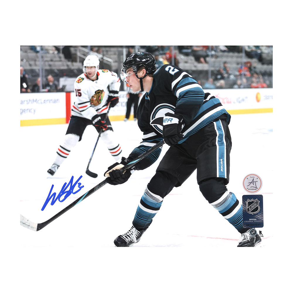 Will Smith Autographed San Jose Sharks 1st NHL Goal 8x10 Photo