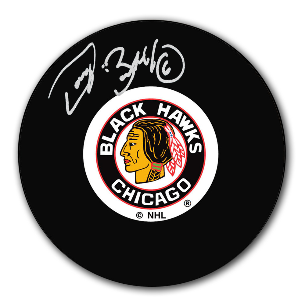 Doug Barkley Chicago Blackhawks Autographed Puck