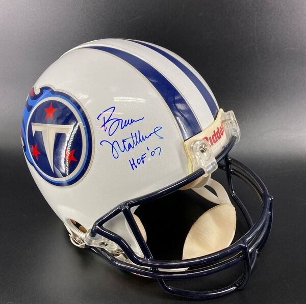 HOF - Titans Bruce Matthews Signed Authentic Proline Helmet