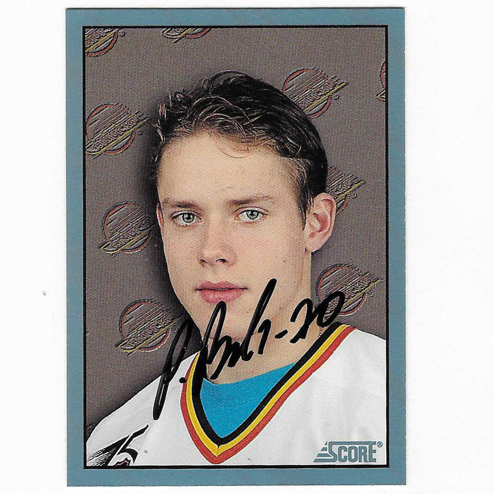 Pavel Bure Autographed 1992-93 Score Rookie Dream Team Hockey Card