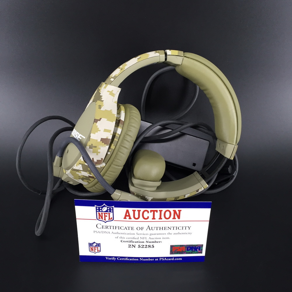 STS Redskins Jay Gruden Game Used Coaching Headset 2015 Season The