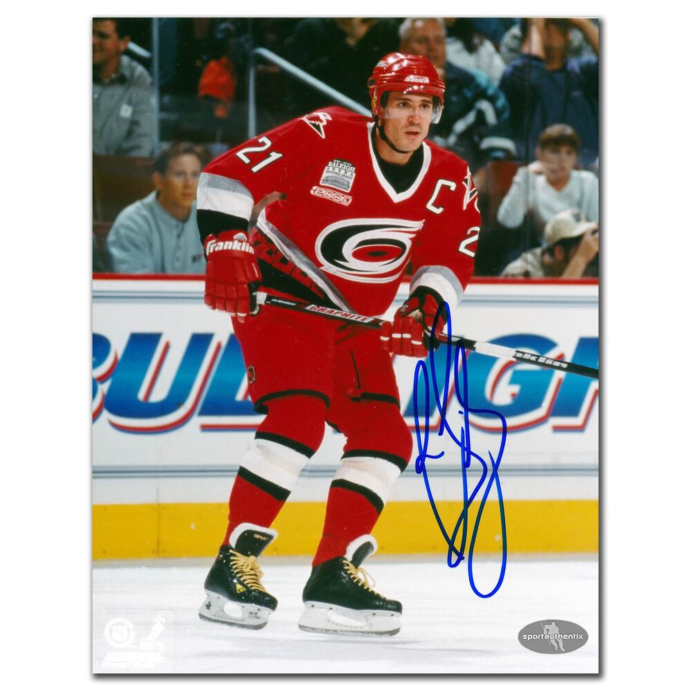 Ron Francis Carolina Hurricanes Autographed 8x10