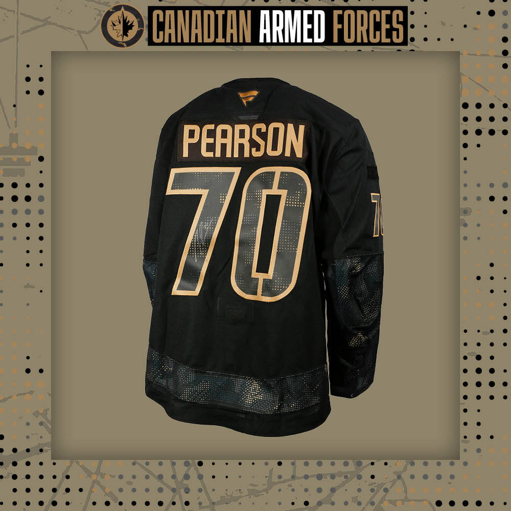 Tanner Pearson #70 Team Issued Limited Edition Autographed Canadian Armed Forces Jersey