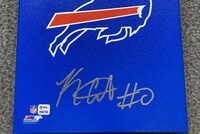NFL - Bills Keon Coleman Signed 11x14 Canvas Print