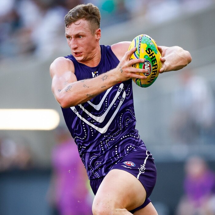 Josh Treacy Fremantle #35 2025 Indigenous All Stars Match Worn Guernsey