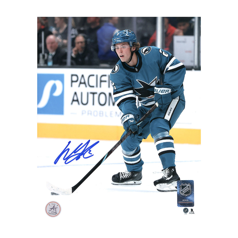 Will Smith Autographed San Jose Sharks 1st NHL Game 8x10 Photo