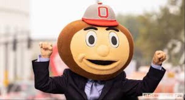 CFPF - The Ohio State Brutus Buckeye Mascot Headgear Signed by Lee Corso 