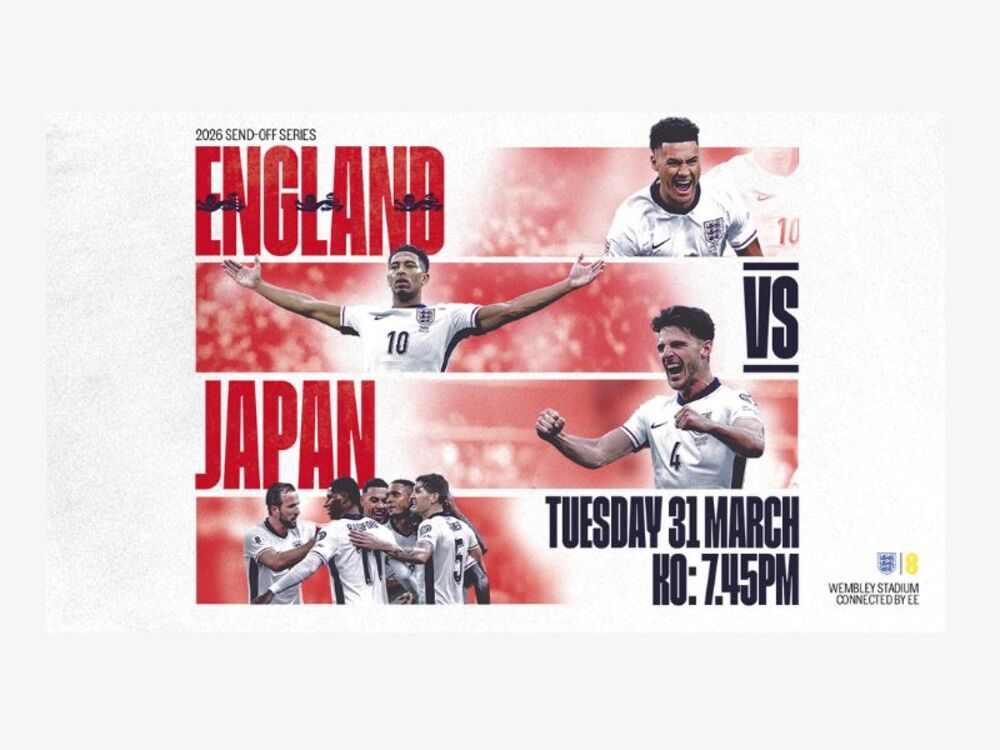 England v Japan 2026 Send-Off Series, VIP Experience with Stay and