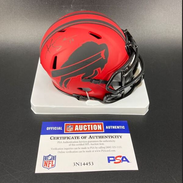 Bills - Khalil Shakir Signed Rave Mini Helmet