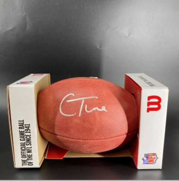 NFL - Cardinals Clayton Tune Signed Authentic Football