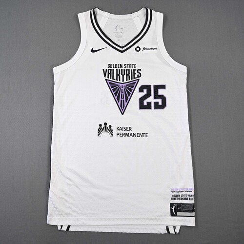 Image of Billings, Monique - Golden State Valkyries - White Heroine Edition Jersey - Worn 2 Games - 9/9/25 & 9/11/25 - 2025 WNBA Season