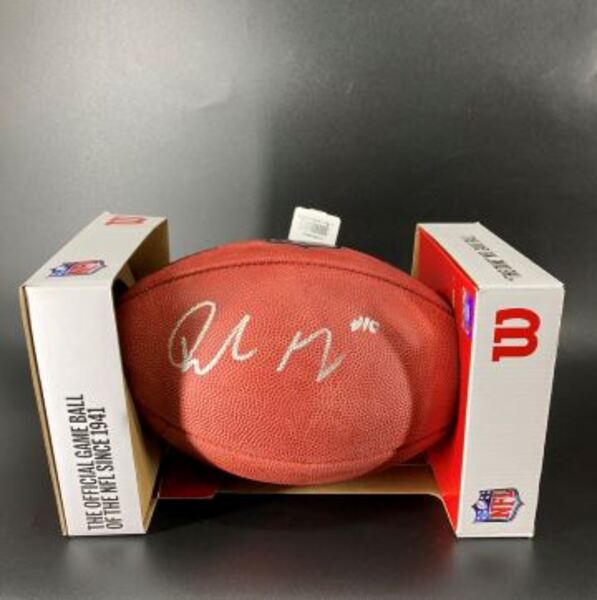 NFL - Patriots Drake Maye Signed Authentic Football