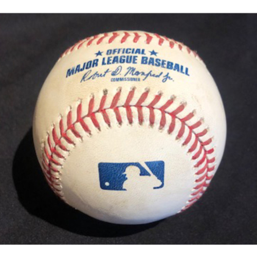 Game-Used Baseball -- Sonny Gray to Javier Baez (Strikeout Swinging) -- Top 1 -- Cubs vs. Reds on 7/29/20