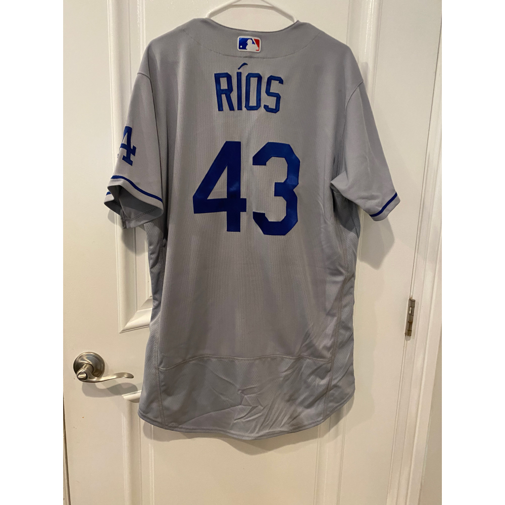 Edwin Rios Authentic GameUsed Jersey from 8/16/20 Game vs LAA Size