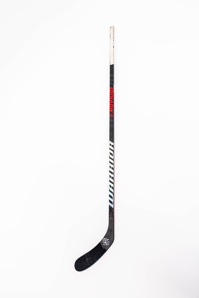 Signed and Game-Used Warrior Stick by #16 Vincent Trocheck
