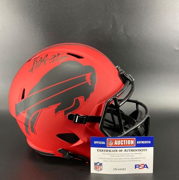 Bills - Khalil Shakir Signed Replica Rave Helmet