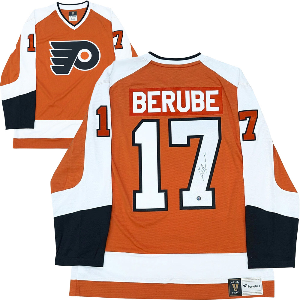 Craig Berube Autographed Philadelphia Flyers Heritage Jersey