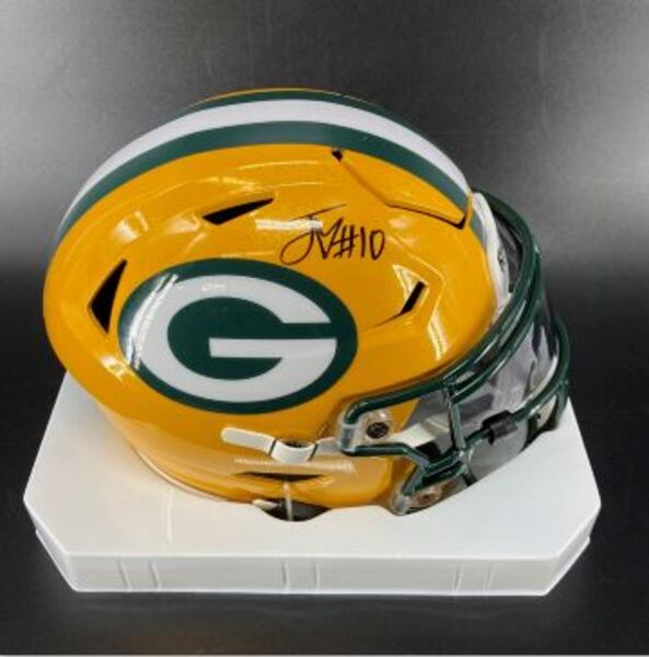 NFL - Packers Jordan Love Signed Mid-Size Helmet