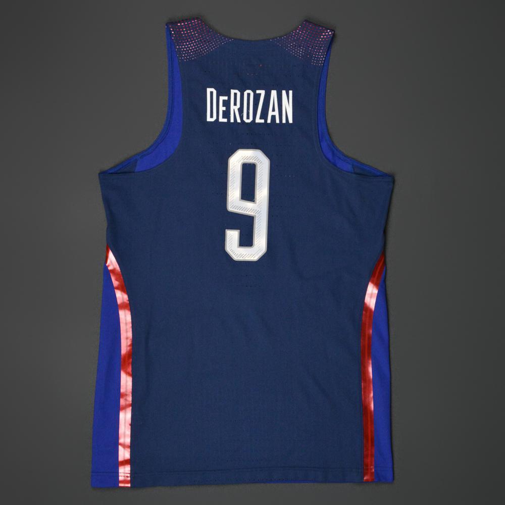DeMar DeRozan 2016 USA Basketball Men's National Team GameWorn