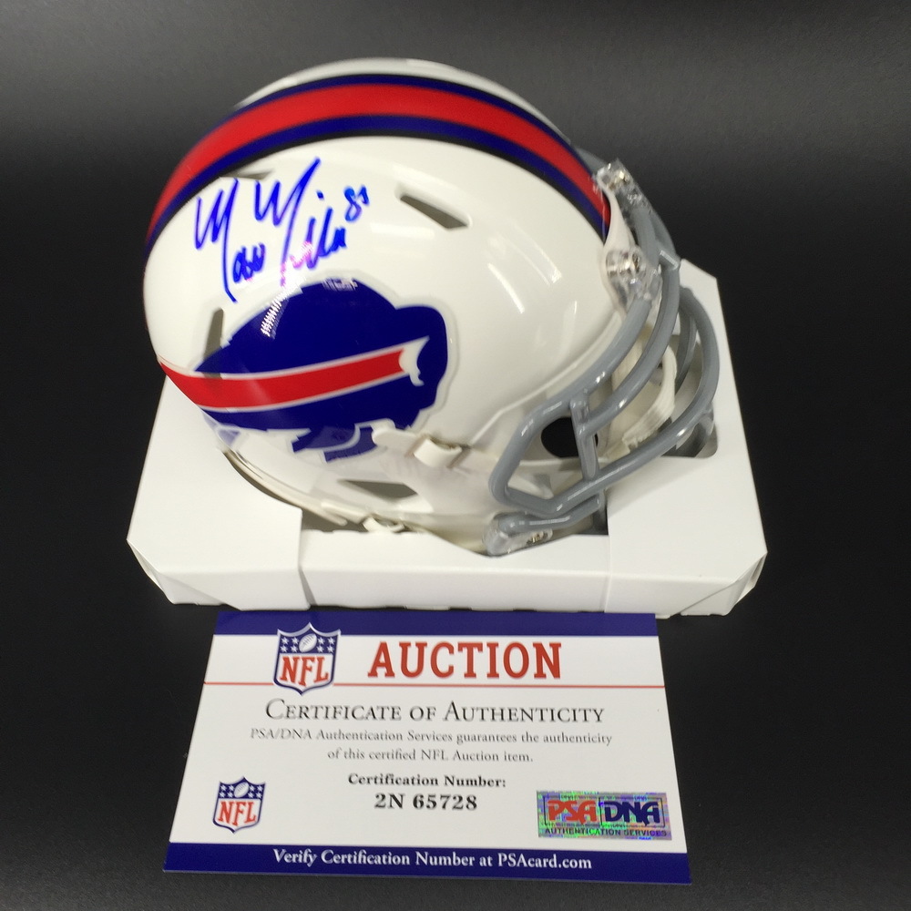 Bills Matt Milano Signed Mini Helmet The official auction site of