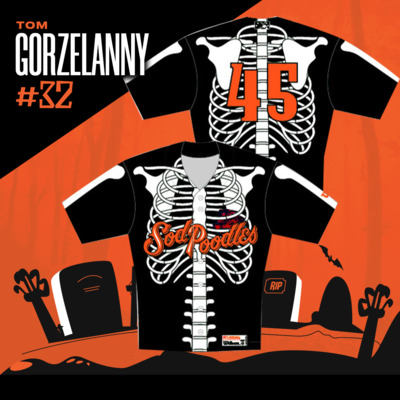 #32 Tom Gorzelanny Skyfest Spooktacular Jersey 