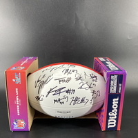 NFL - Chiefs Super Bow 57 Chiefs Multi Signed Football With 12 Signature...