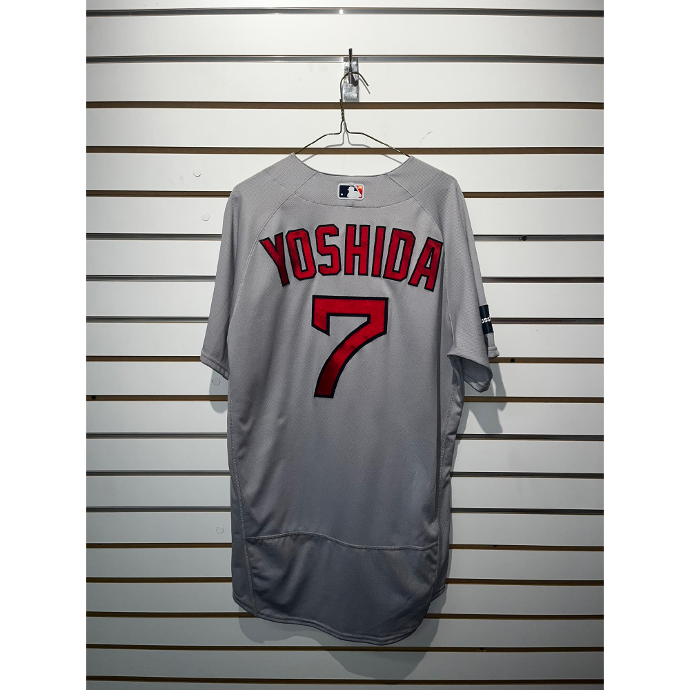 Yoshitaka Masataka Yoshida September 29, 2023 Game Used Road Jersey