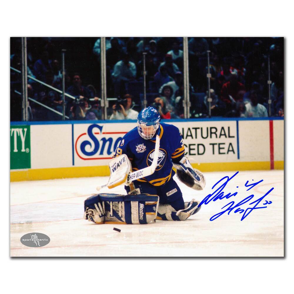 Dominik Hasek Buffalo Sabres PAD SAVE Autographed 8x10