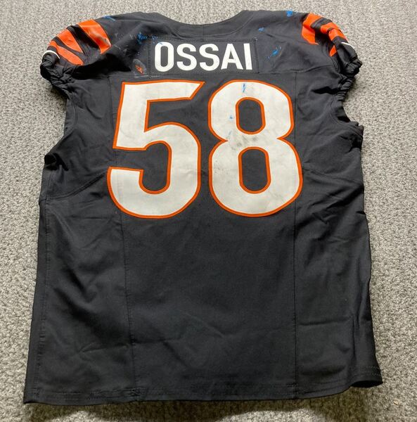 Crucial Catch - Bengals Joseph Ossai Game Worn Jersey (10/05/2025) Size 42