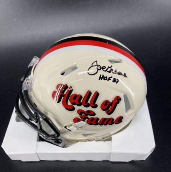 HOF - Steelers Joe Greene Signed HOF Retro Mini Helmet