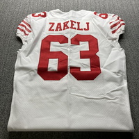 International Series - 49ers Nick Zakelj Game Issued Jersey 2022 Season ...