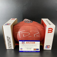 NFL - 49ers Tyrion Davis-Price Signed Authentic Football