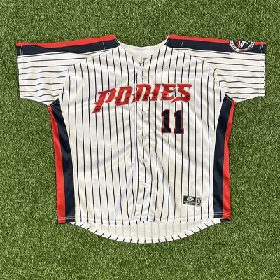 #11 Kevin Parada Rumble Ponies Pinstripe Jersey
