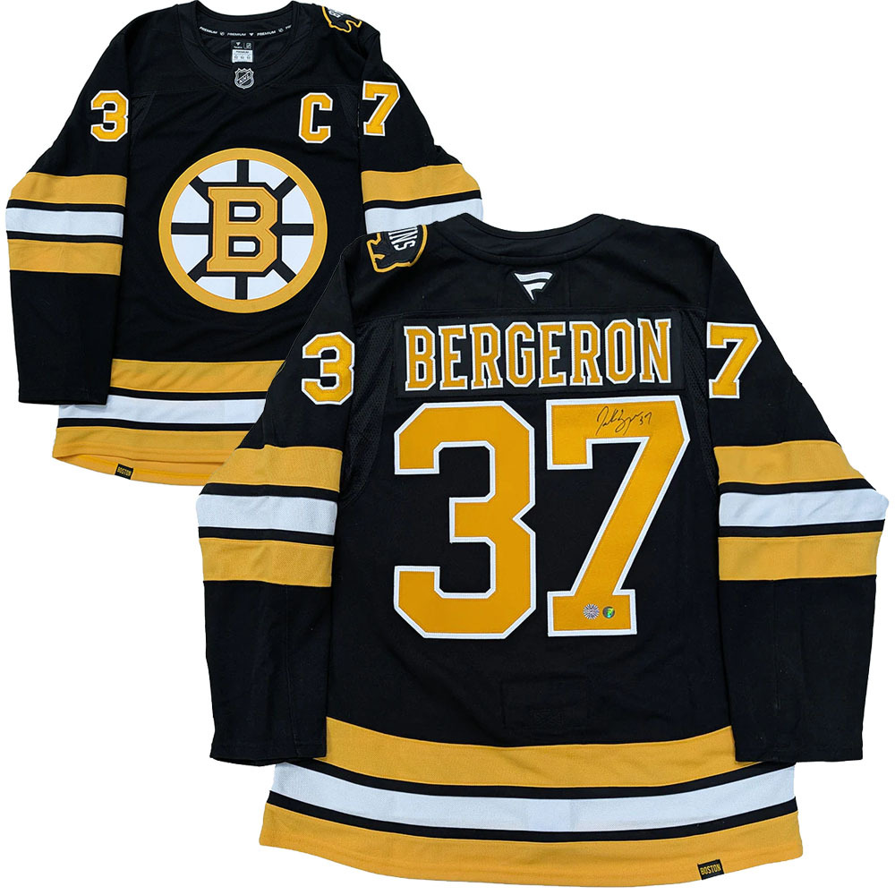 Patrice Bergeron Autographed Boston Bruins Pro Jersey