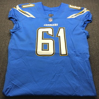 London Games - Chargers Scott Quessenberry Game Worn Jersey (10/21/18) S...
